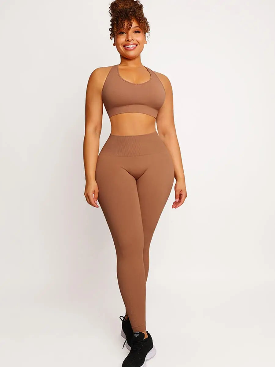 WholesaleEco-friendly Sexy Seamless Sportswear Butt Lifting Tummy Control