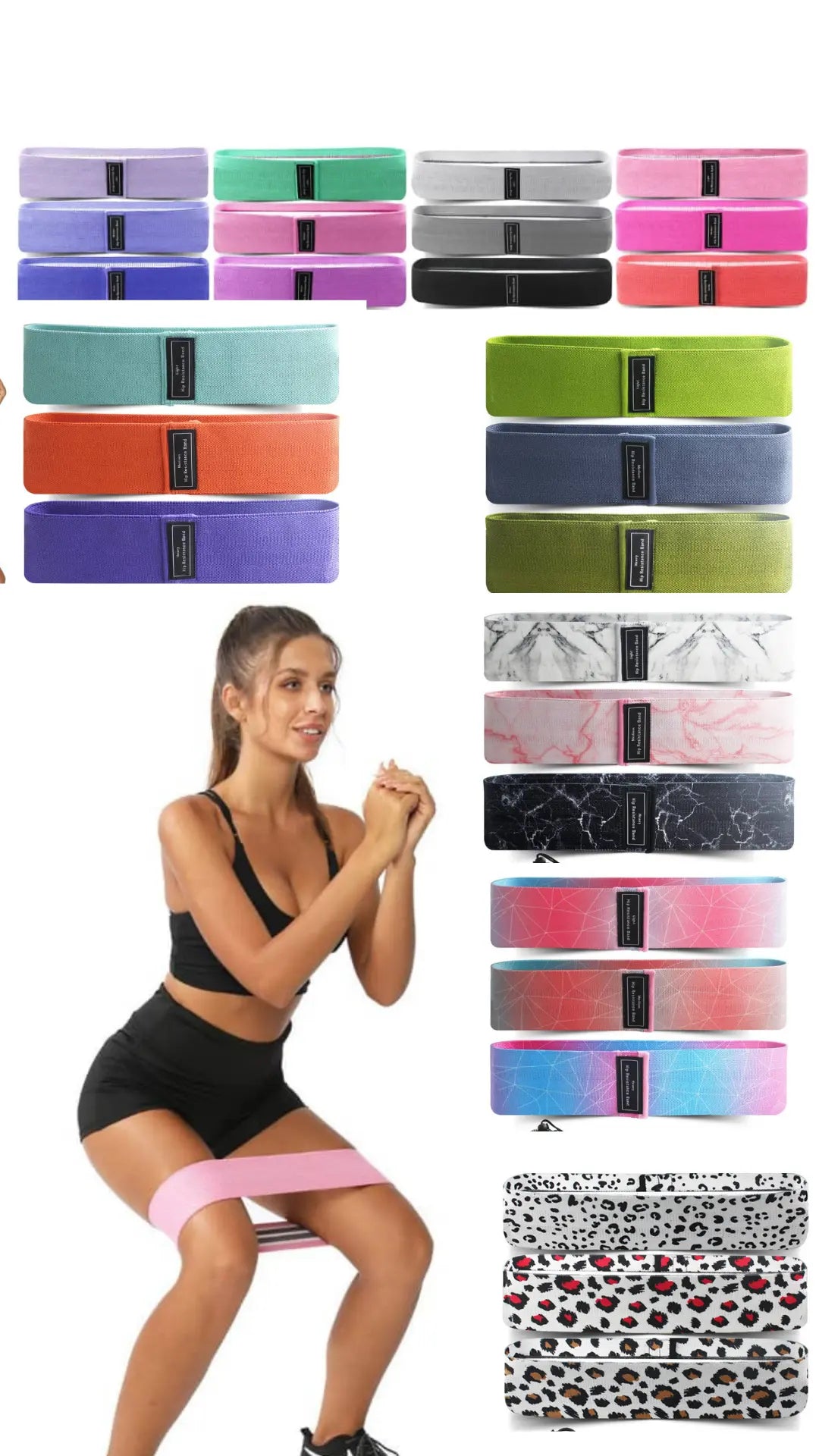 3pack Bodied Booty & Hip Bandz THE BODY FIX