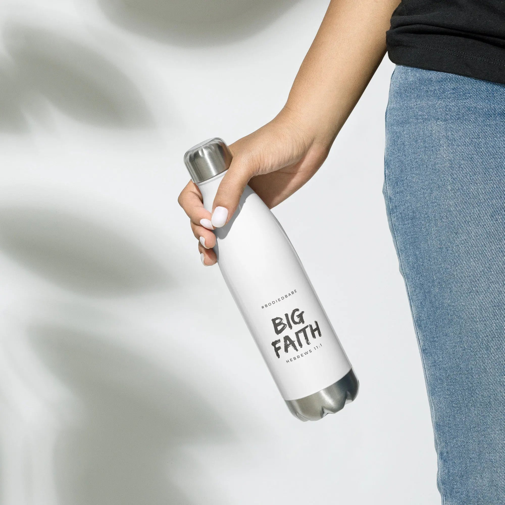 Big Faith Stainless Steel Water Bottle - THE BODY FIX