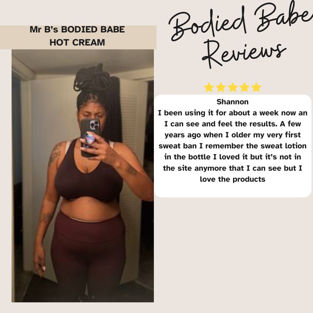 Mr B’s BODIED BABE HOT SLIMMING  SWEAT CREAM & MUSCLE RUB