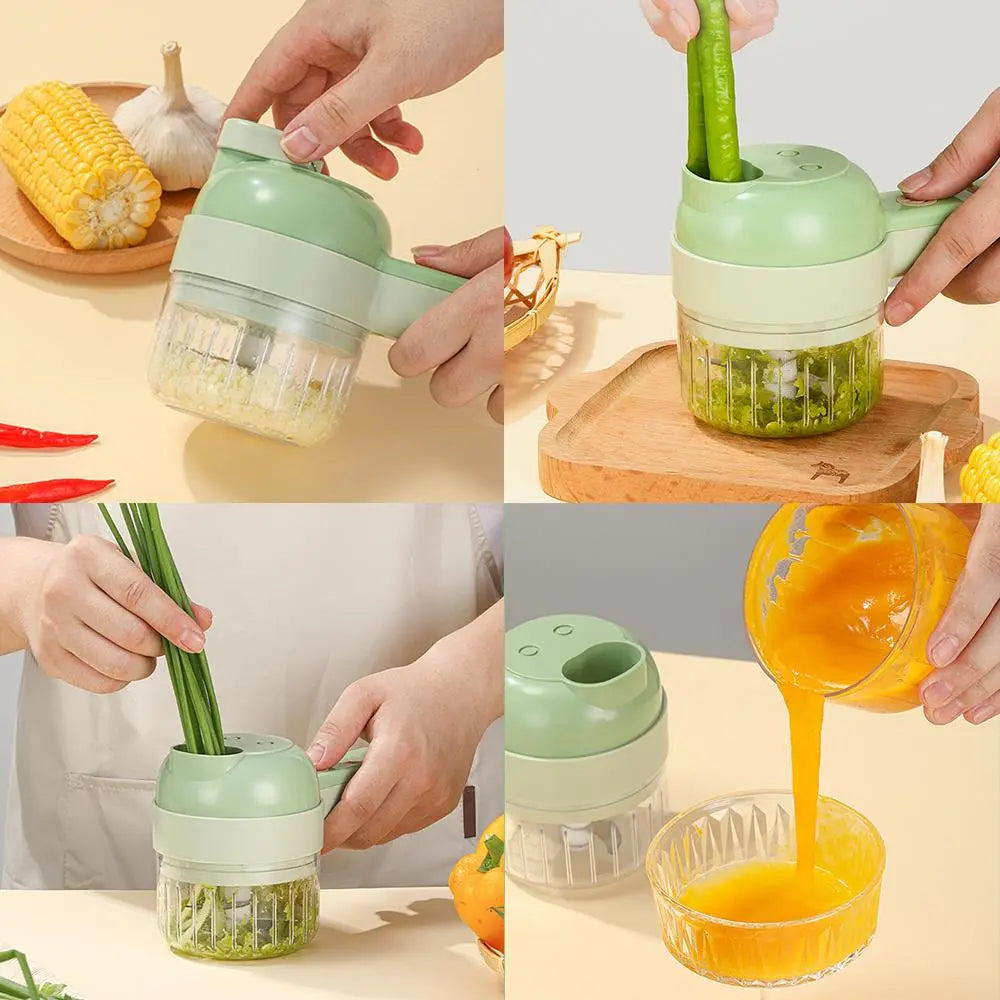 Handheld Electric Vegetable Cutter Set - THE BODY FIX