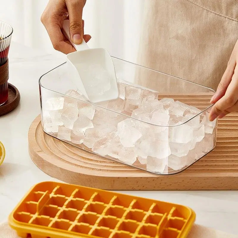 Ice Mould Ice Cube Trays With Lid, - THE BODY FIX
