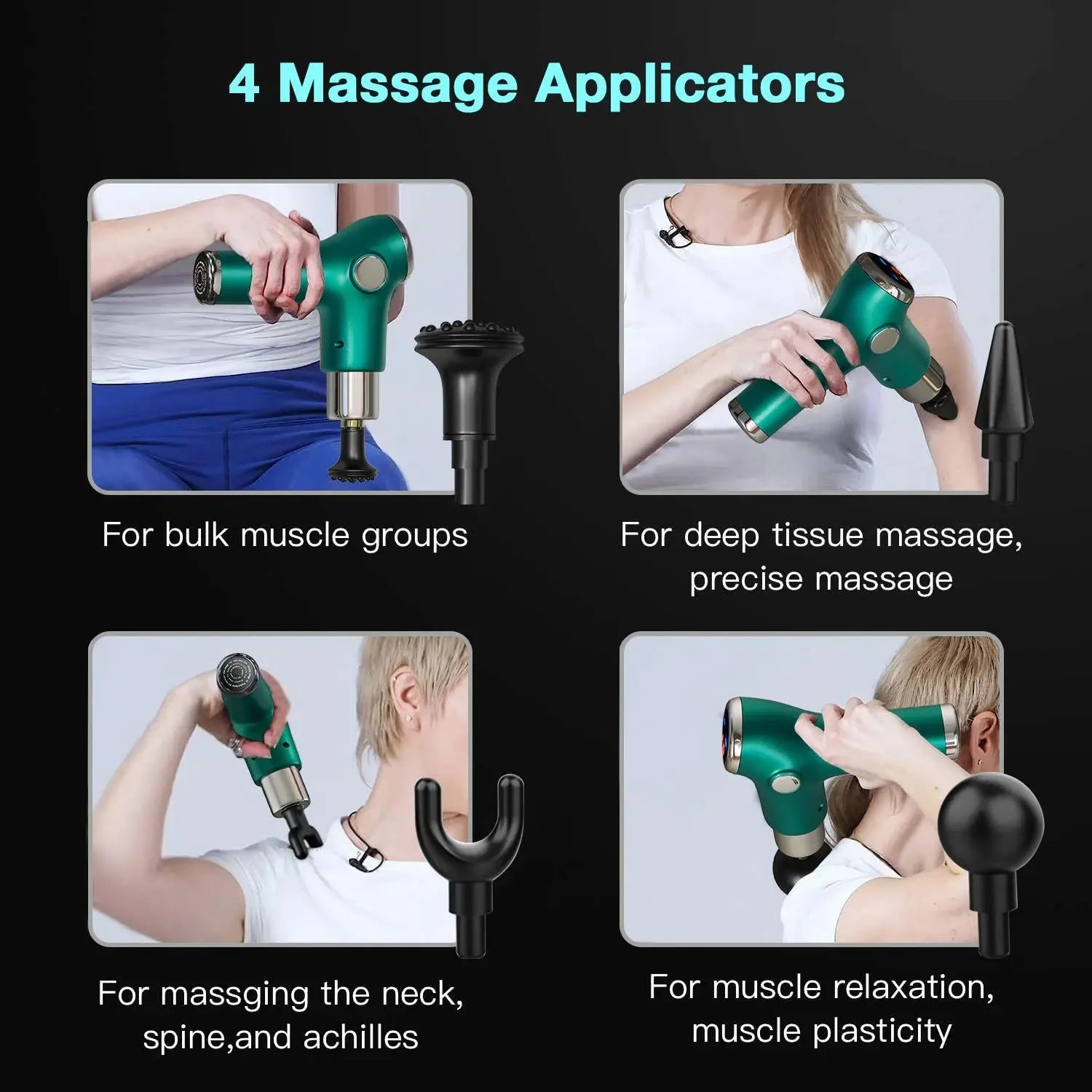 LCD Electric Massage Gun - THE BODY FIX