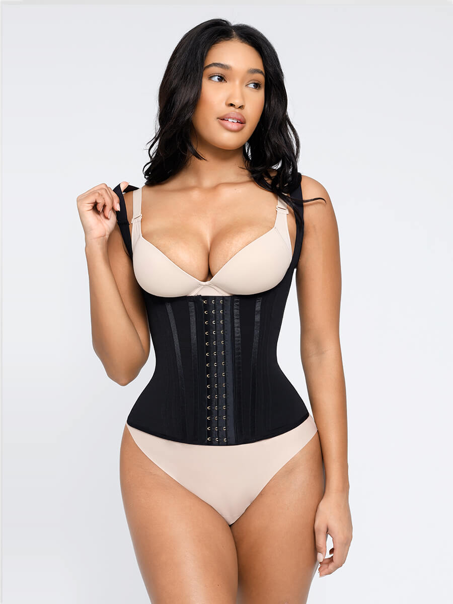 Fashionable 13 Built-in Steel Bone U-shaped Chest Support Waist Trainer Vest