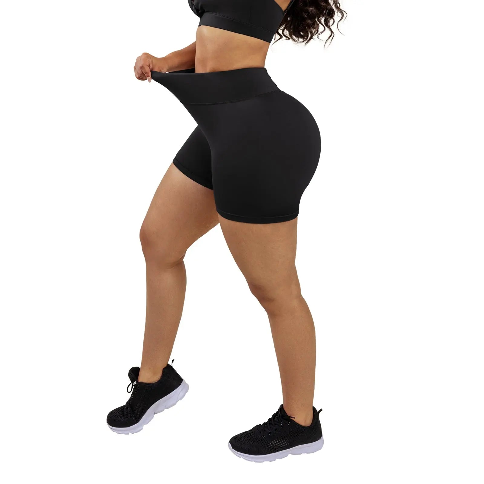 New Design Elasticity Scrunch Butt Shigh Waist Yoga Shorts - THE BODY FIX