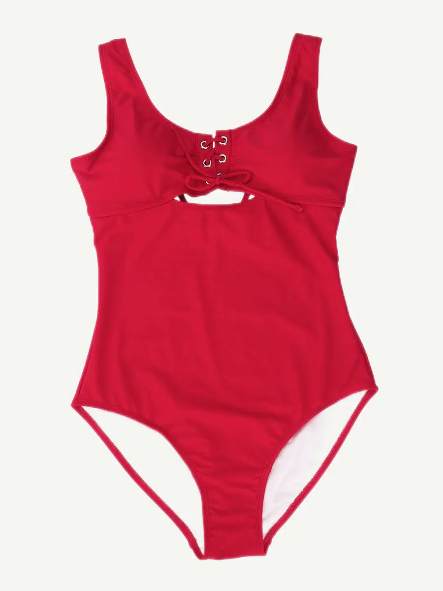 Wholesale One-Piece Shapewear Swimsuit With Cut-out Design