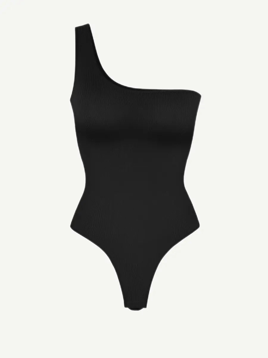 Wholesale One-Shoulder Waist Sculpting Tummy Control Seamless Body Bodysuit