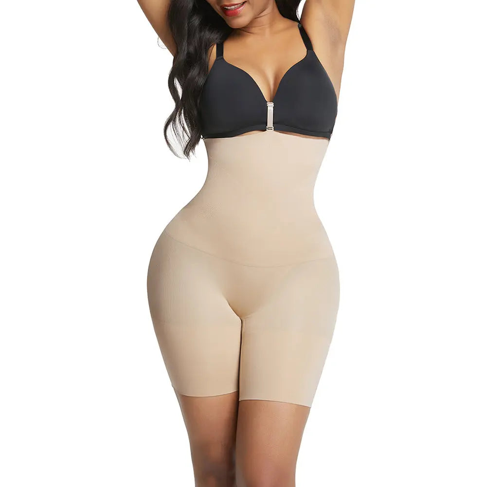 Three Buckles Rear Lifting Shapewear Seamless Slimming Belly - THE BODY FIX
