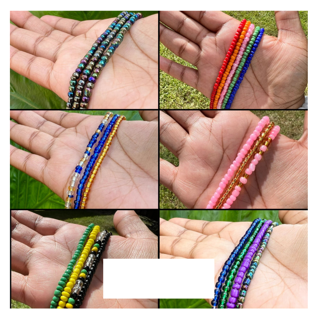 Clasp  Waist Beads -  Plus Friendly Fits Up To 45 inch waist